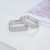 Picture of Featured White Platinum Plated Big Hoop Earrings with Full Guarantee