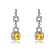 Picture of Luxury Cubic Zirconia Dangle Earrings with Fast Shipping