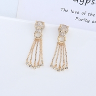 Picture of Luxury Gold Plated Dangle Earrings of Original Design