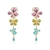 Picture of Featured Colorful Gold Plated Dangle Earrings with Full Guarantee