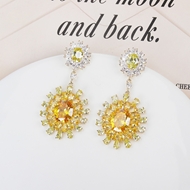 Picture of Irresistible White Cubic Zirconia Dangle Earrings As a Gift