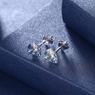 Picture of Charming Blue Cubic Zirconia Stud Earrings As a Gift