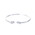 Picture of Affordable Platinum Plated Small Fashion Bangle from Top Designer