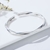 Picture of Good Small Platinum Plated Fashion Bangle