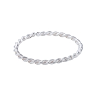 Picture of 999 Sterling Silver Small Fashion Bangle with Full Guarantee