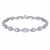 Picture of Nice Cubic Zirconia Platinum Plated Fashion Bracelet