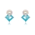 Picture of Distinctive Blue Luxury Dangle Earrings with Low MOQ