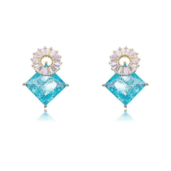 Picture of Distinctive Blue Luxury Dangle Earrings with Low MOQ