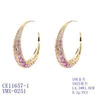 Picture of Buy Gold Plated Luxury Hoop Earrings with Low Cost