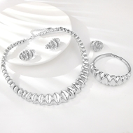 Picture of Cheap Zinc Alloy Big 4 Piece Jewelry Set From Reliable Factory