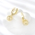 Picture of New Cubic Zirconia White Dangle Earrings