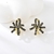 Picture of Unusual Medium Black Stud Earrings