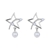 Picture of Popular Artificial Crystal 925 Sterling Silver Stud Earrings