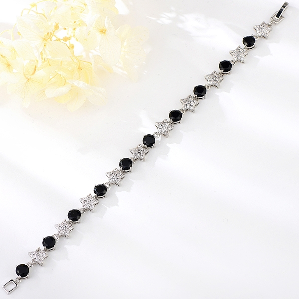 Picture of Unique Cubic Zirconia Black Fashion Bracelet