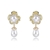 Picture of Distinctive White Big Dangle Earrings