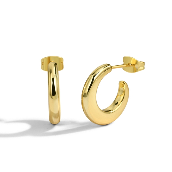 Picture of Buy Gold Plated Small Stud Earrings with Wow Elements