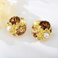 Picture of Classic Gold Plated Stud Earrings with Fast Delivery