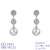 Picture of Copper or Brass Cubic Zirconia Dangle Earrings at Great Low Price