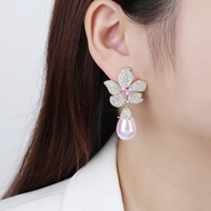 Picture of Luxury Big Dangle Earrings with Fast Delivery