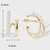 Picture of Designer Gold Plated Delicate Stud Earrings with No-Risk Return