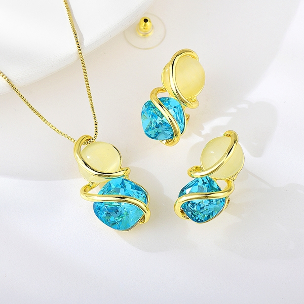 Picture of Affordable Gold Plated Irregular 3 Piece Jewelry Set from Trust-worthy Supplier