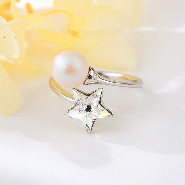 Picture of Best Swarovski Element Zinc Alloy Fashion Ring