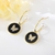 Picture of Shop Gold Plated Medium Dangle Earrings with Wow Elements