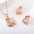 Picture of Zinc Alloy swan 2 Piece Jewelry Set with Full Guarantee