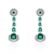 Picture of Fashionable Big Green Dangle Earrings