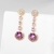 Picture of Irresistible Purple Luxury Dangle Earrings As a Gift