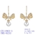 Picture of Most Popular Cubic Zirconia Bow Dangle Earrings