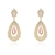 Picture of Luxury Cubic Zirconia Dangle Earrings with Fast Shipping