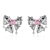 Picture of Hot Selling Platinum Plated Pink Dangle Earrings from Top Designer