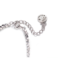 Picture of Beautiful Small Platinum Plated Fashion Bracelet