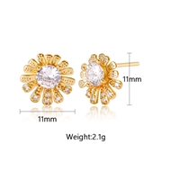 Picture of Delicate White Stud Earrings at Super Low Price