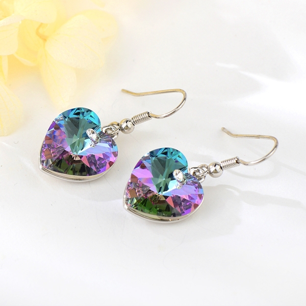 Picture of New Swarovski Element Zinc Alloy Dangle Earrings