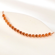 Picture of Low Cost Rose Gold Plated 925 Sterling Silver Fashion Bracelet with Low Cost