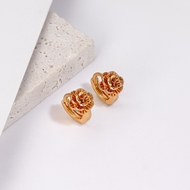 Picture of Stylish Small Flower Huggie Earrings