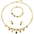 Picture of Novel Style Gold Plated Colourful 3 Pieces Jewelry Sets