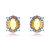 Picture of Pretty Cubic Zirconia Yellow Big Stud Earrings