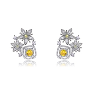 Picture of Distinctive Luxury Yellow Big Stud Earrings