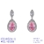 Picture of Famous Big Pink Dangle Earrings