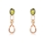 Picture of Sparkling Big Gold Plated Dangle Earrings