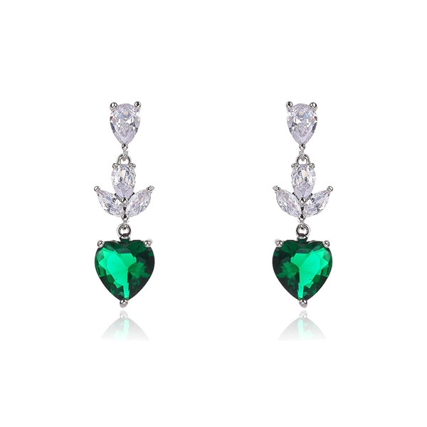 Picture of Trendy Platinum Plated Luxury Dangle Earrings with No-Risk Refund