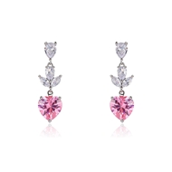 Picture of Luxury Pink Dangle Earrings in Exclusive Design