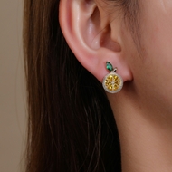 Picture of Sparkly Big Luxury Big Stud Earrings