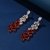 Picture of Funky Big Cubic Zirconia Dangle Earrings