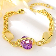 Picture of Party Gold Plated Fashion Bracelet with Fast Delivery