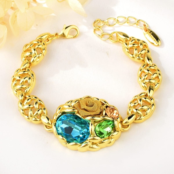 Picture of Zinc Alloy Gold Plated Fashion Bracelet From Reliable Factory