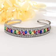 Picture of Purchase Platinum Plated Copper or Brass Fashion Bangle Exclusive Online